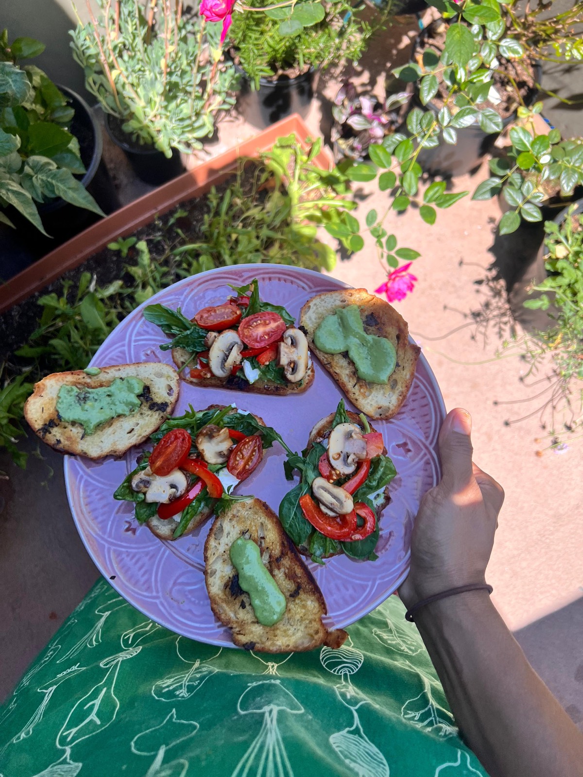 A plate of food I made